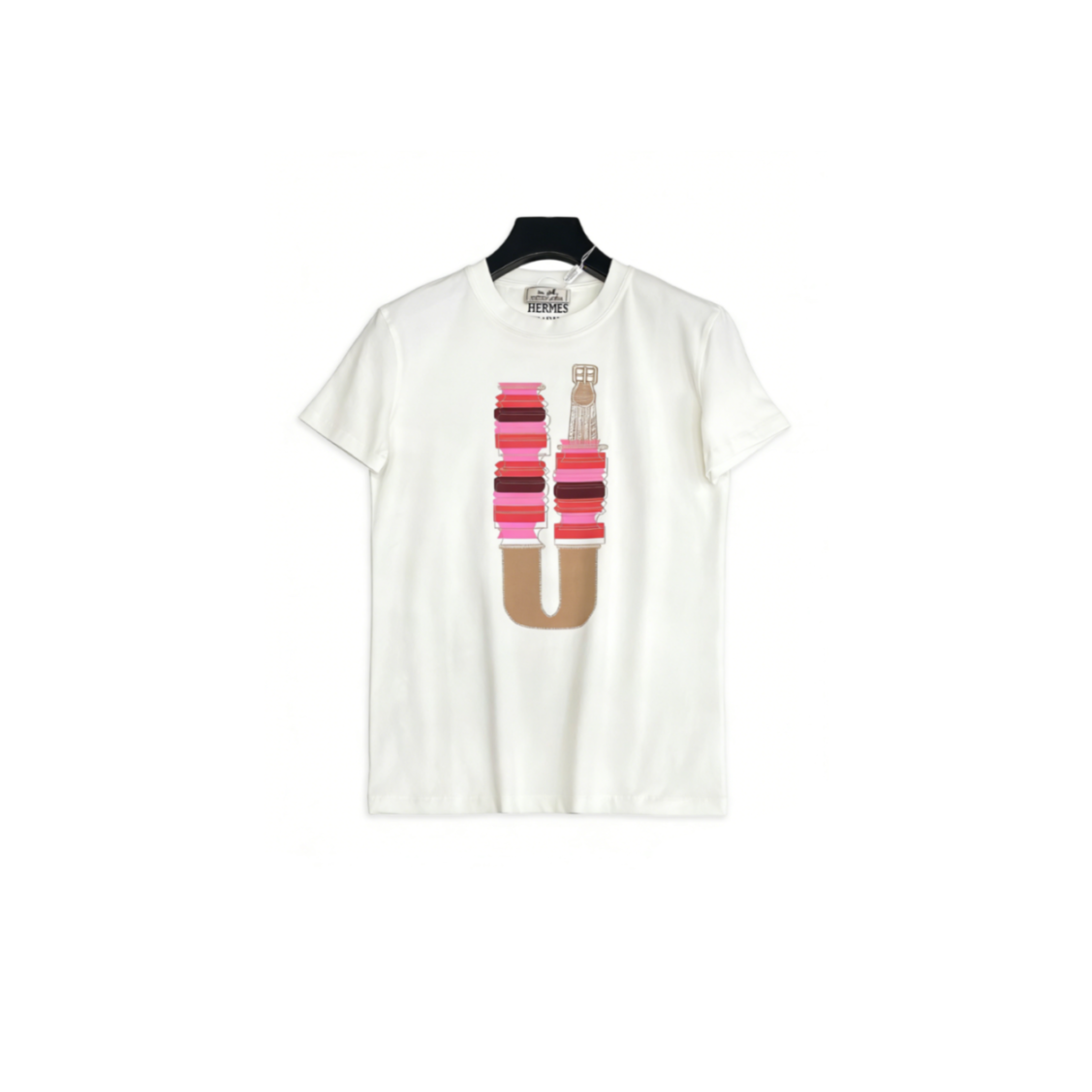 HERMES PRINTED STRAIGHT T-SHIRT